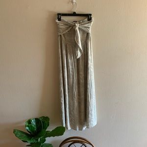 Final touch maxi dress strapless